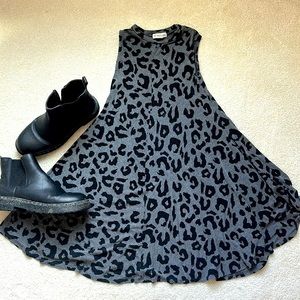 Black and gray leopard print dress size Small 7/8 Tucker + Tate from Nordstroms